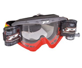 Maschera 3450-288 RO - Grigio/Rosso, con Roll Off